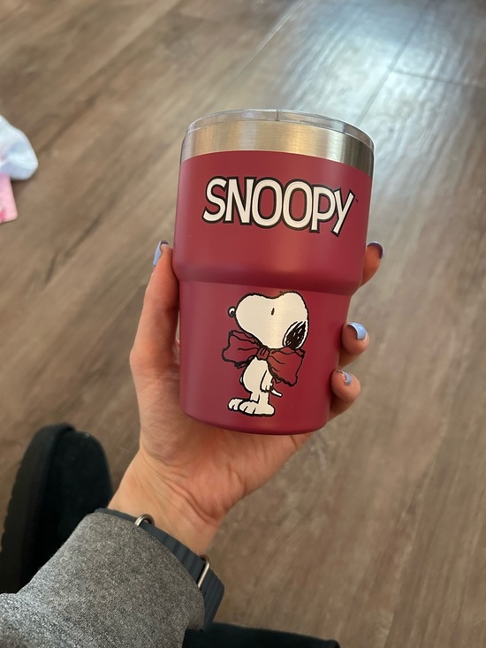 Snoopy Other - NWT Snoopy Stainless Steel Tumbler - Burgundy with White Snoopy Graphic